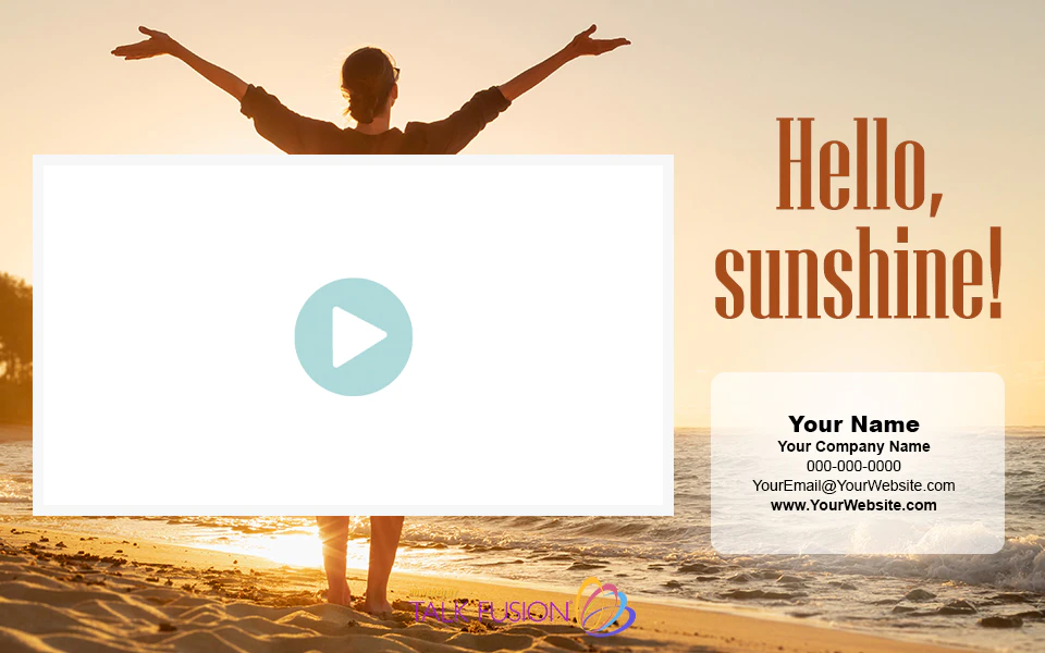 Video Email Template