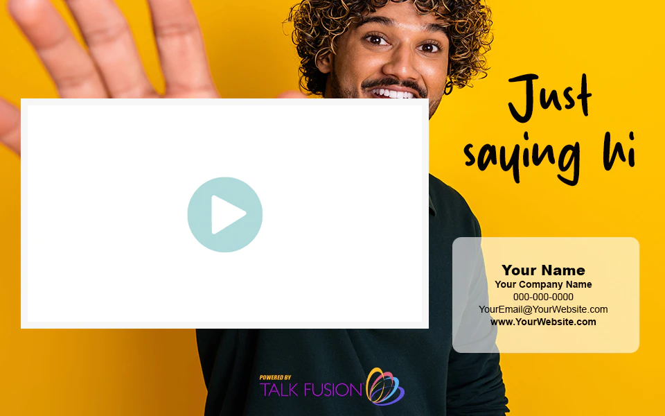 Video Email Template