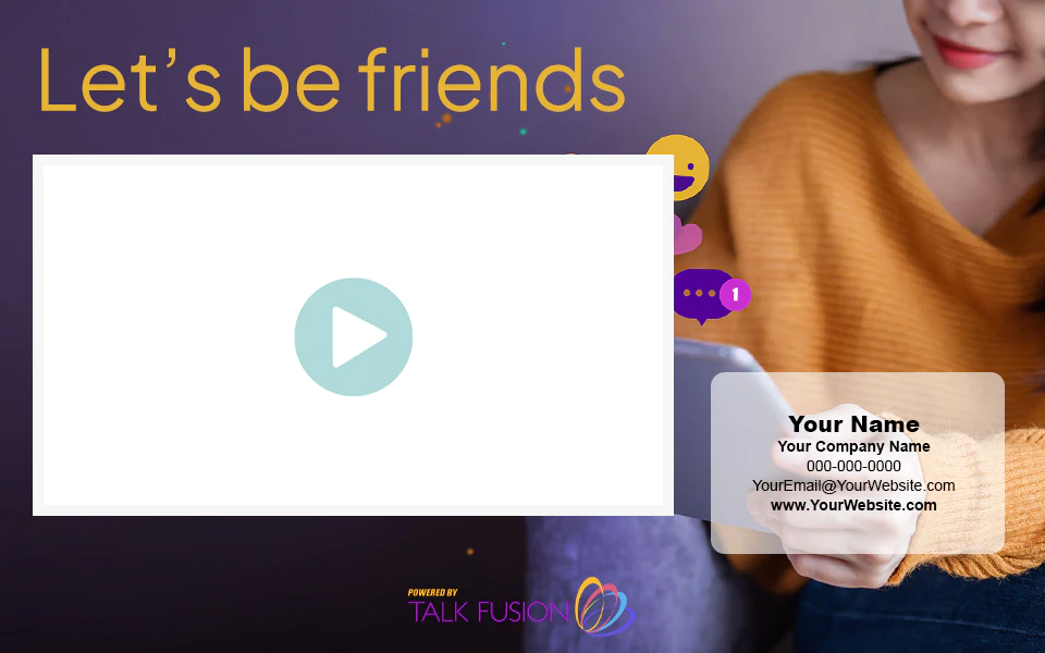 Video Email Template