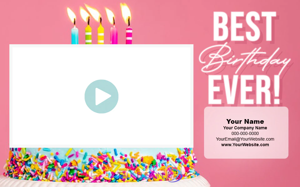 Video Email Template
