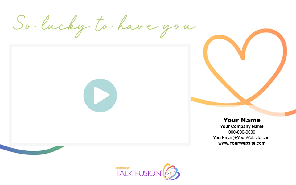 Video Email Template