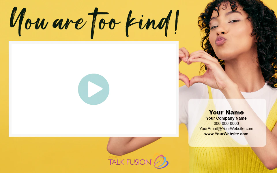 Video Email Template