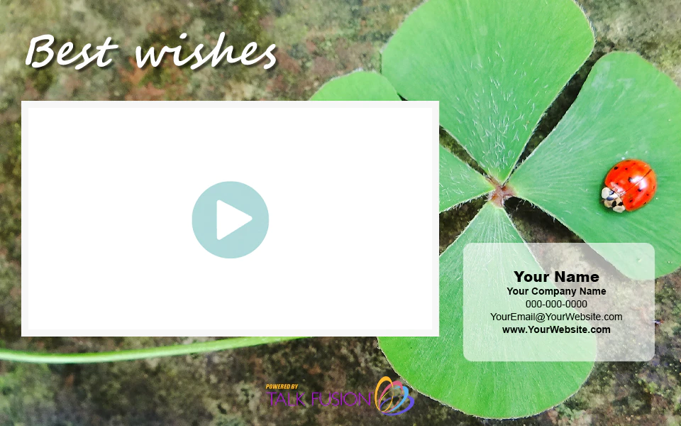 Video Email Template