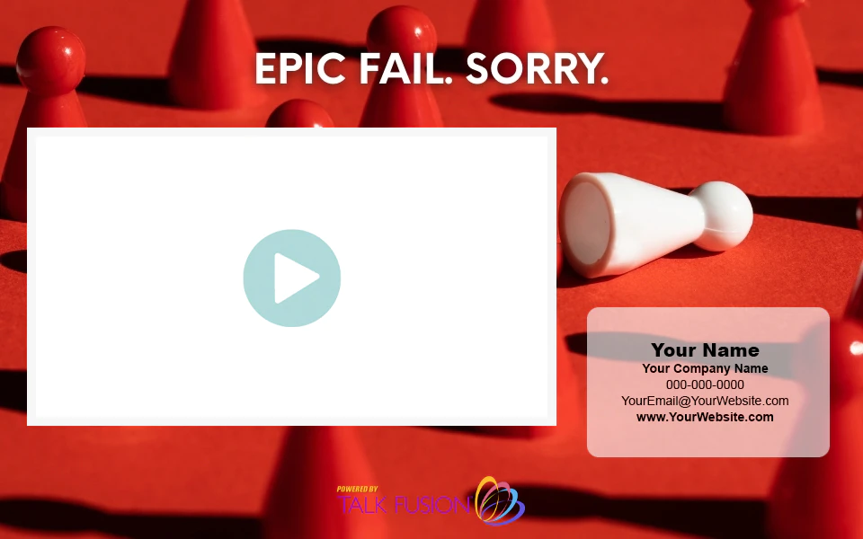 Video Email Template