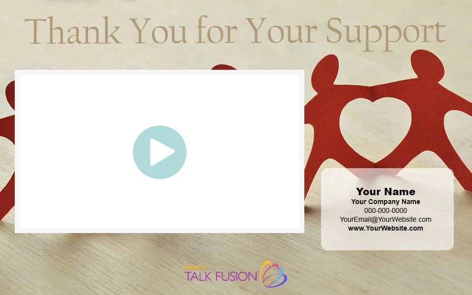 Video Email Template